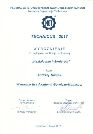 TECHNICUS 2017 - dyplom